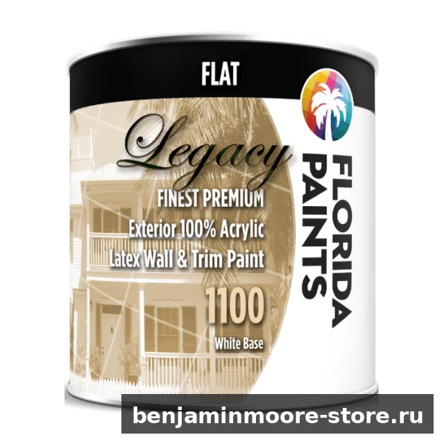 Фасадная краска Florida Paints Legacy Exterior 1100