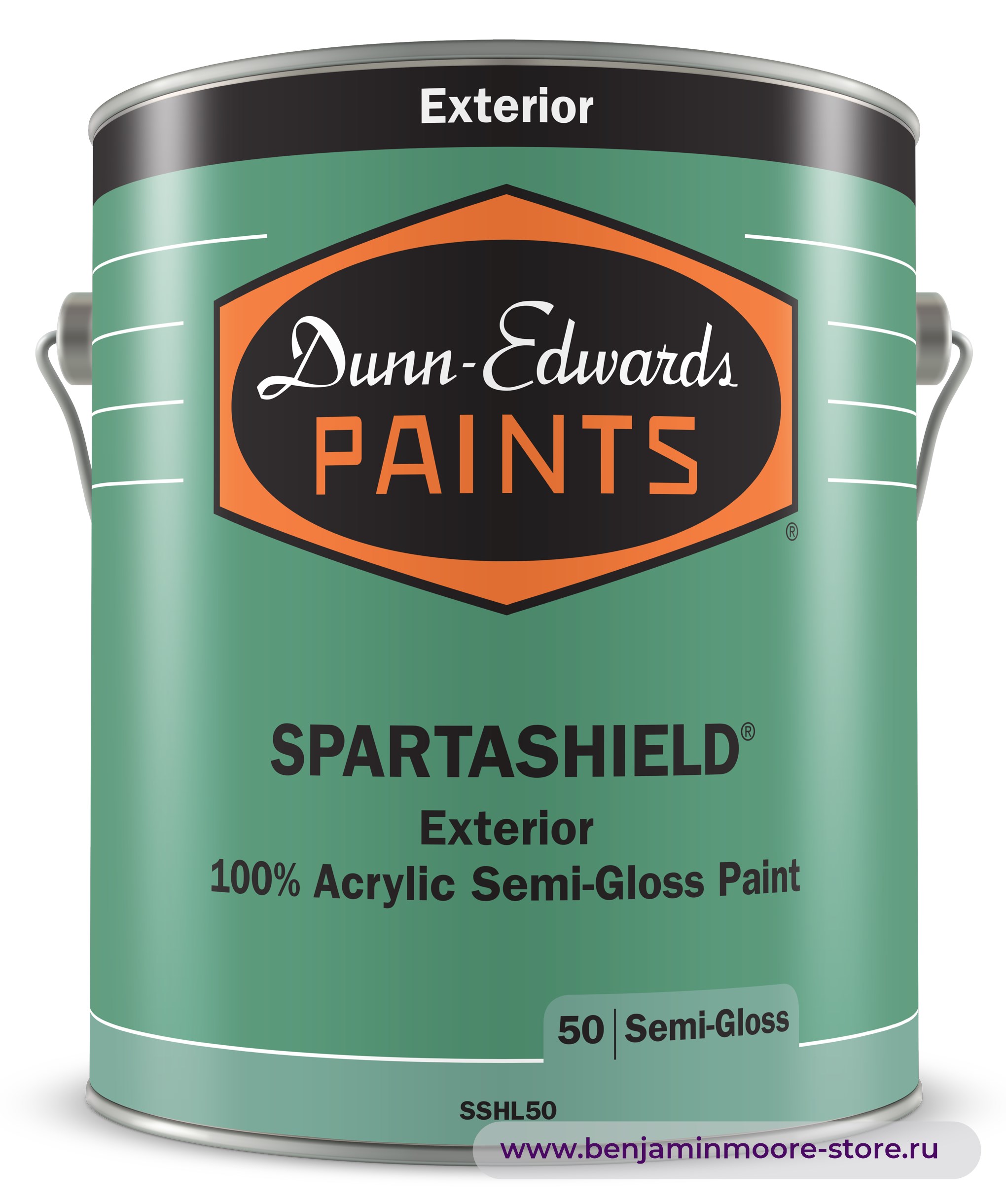 Dunn-Edwards SPARTASHIELD® Semi-Gloss SSHL50 полуглянцевая краска для наружных работ — фото | www.benjaminmoore-store.ru