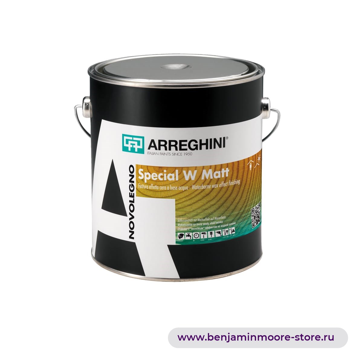 Arreghini Special W Matt отделка с восковым эффектом на водной основе — фото | www.benjaminmoore-store.ru
