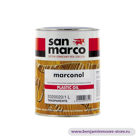 San Marco Marconol Plastic-Oil защитное масло для дерева для внутренних и наружных работ — фото | www.benjaminmoore-store.ru