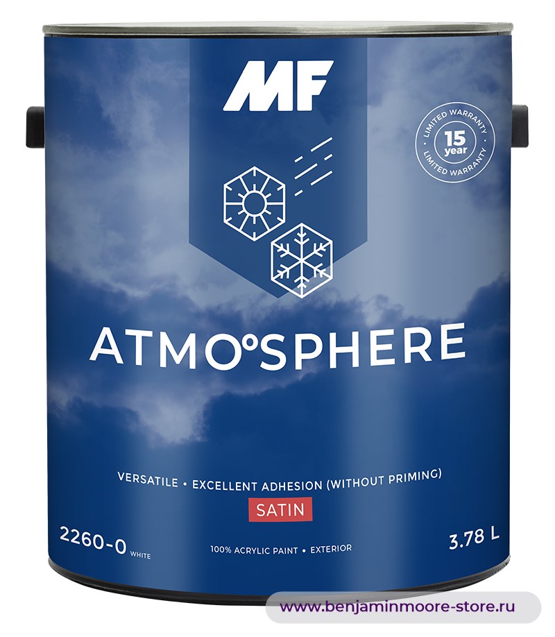 MF Paints Atmosphère 2260 Satin атласная краска для наружных работ — фото | www.benjaminmoore-store.ru