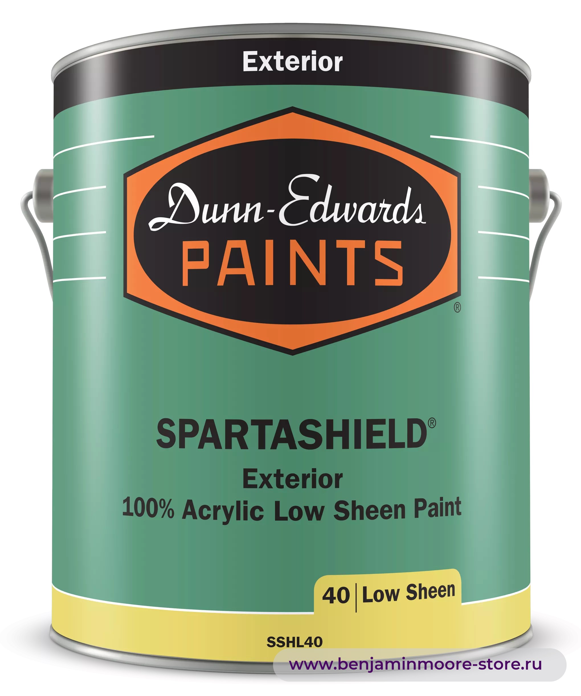 Dunn-Edwards SPARTASHIELD® Satin/Low Sheen SSHL40 атласная краска для наружных работ — фото | www.benjaminmoore-store.ru