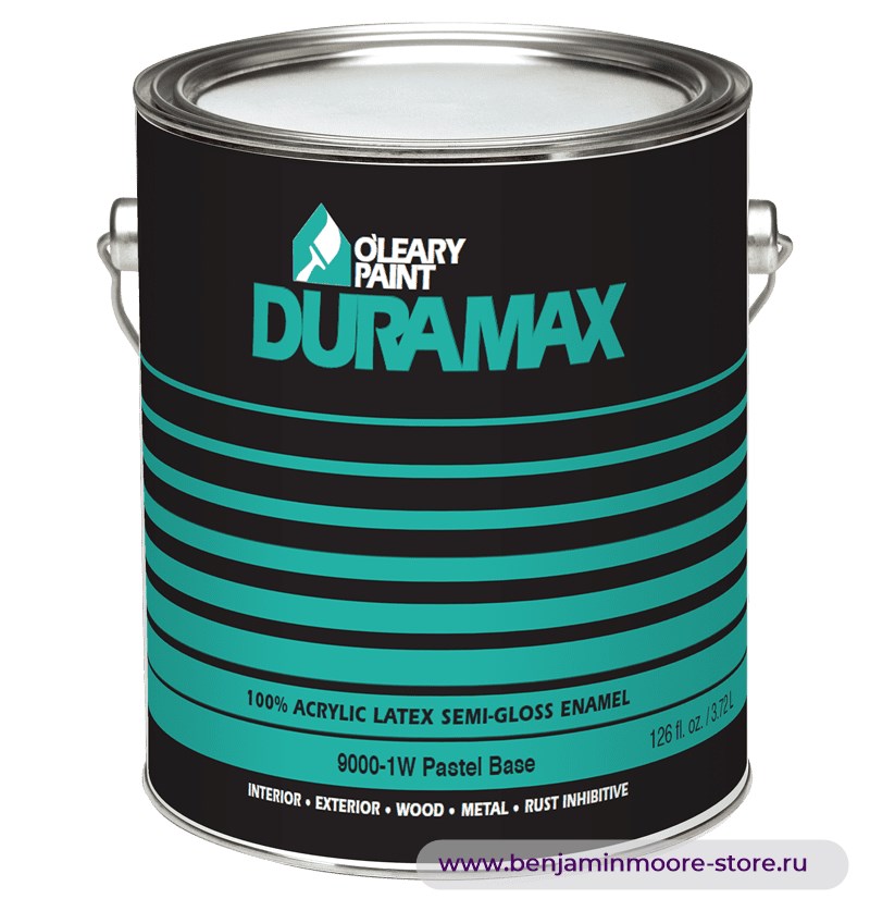 O'Leary Duramax Satin 9200 атласная эмаль для внутренних и наружных работ — фото | www.benjaminmoore-store.ru