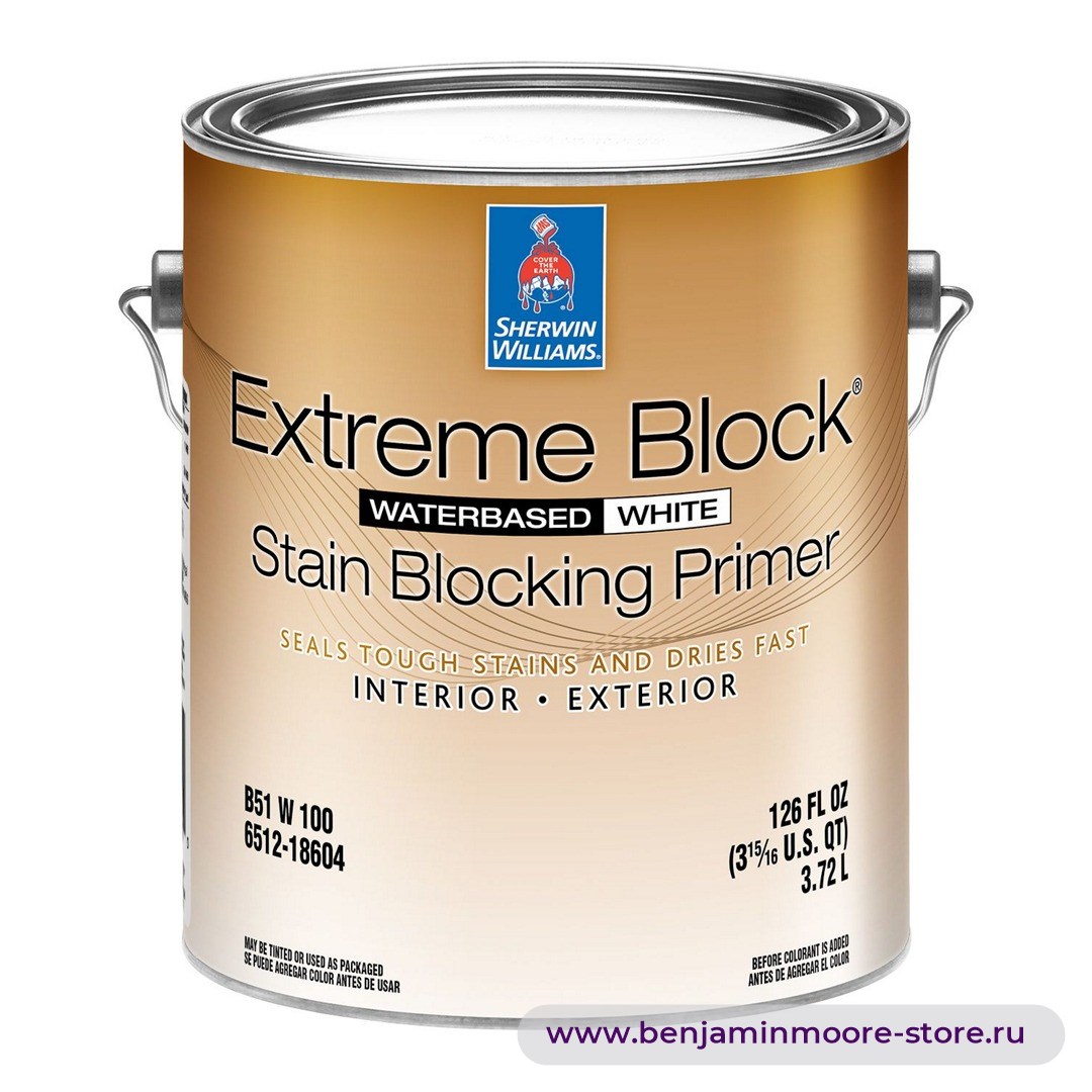 Sherwin-Williams Extreme Block Primer грунт для внутренних и наружных работ — фото | www.benjaminmoore-store.ru
