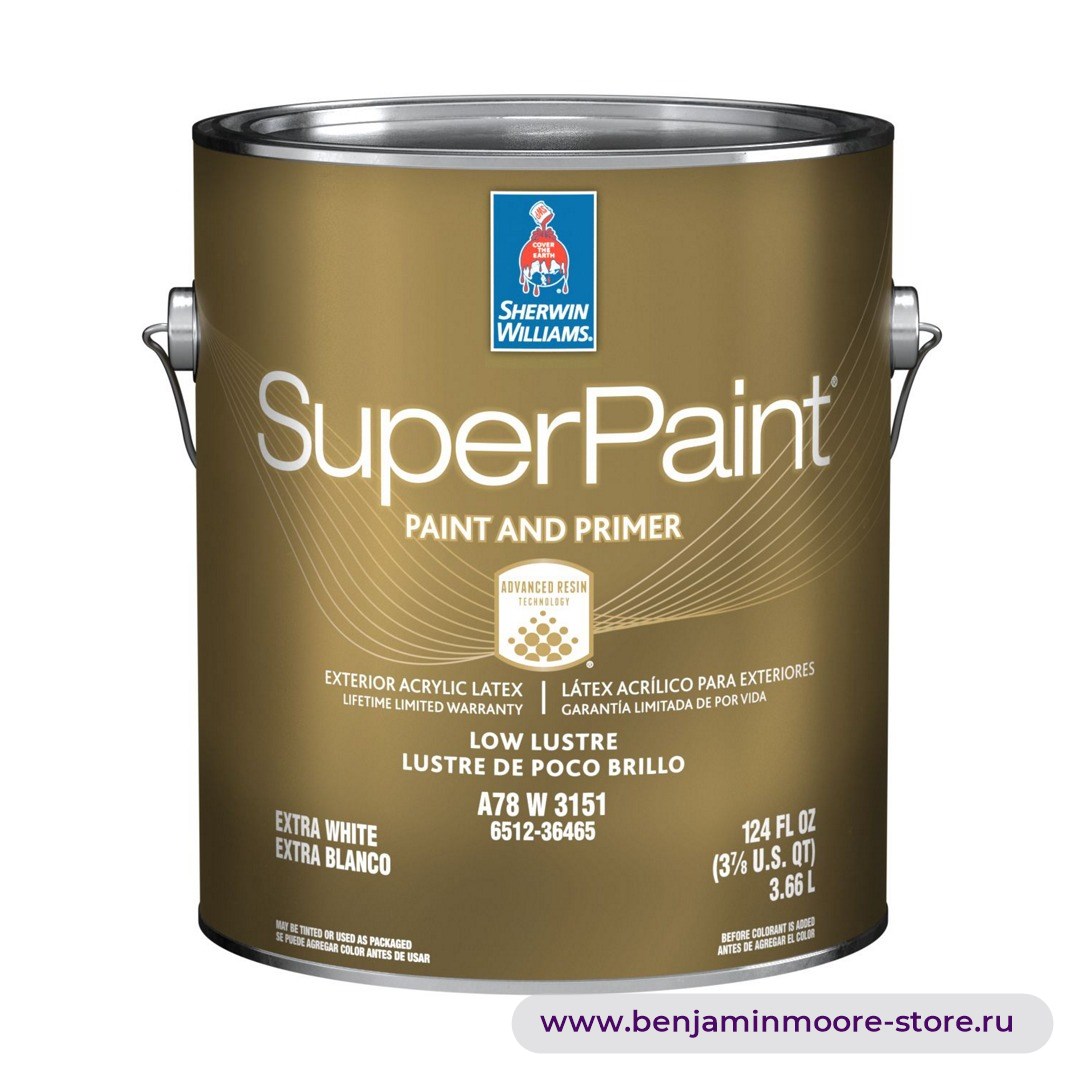 Sherwin-Williams SuperPaint® Exterior Low Lustre краска с низким блеском для наружных работ — фото | www.benjaminmoore-store.ru