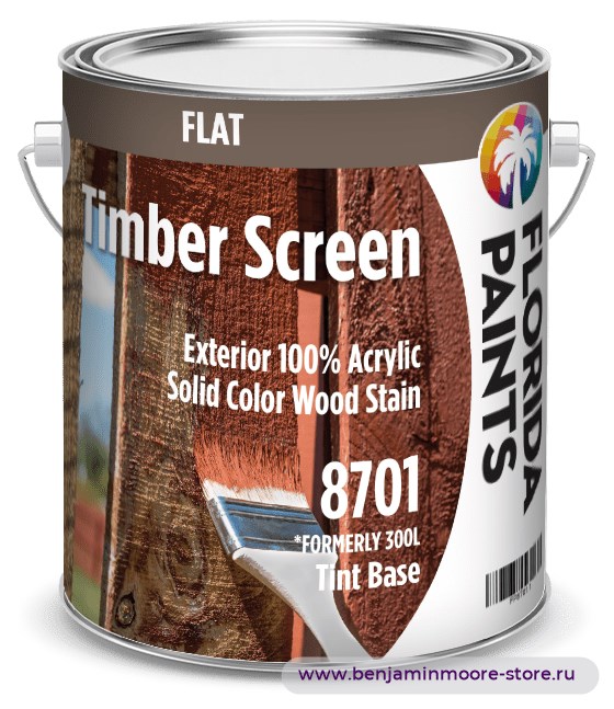 Florida Paints Timber Screen Flat 8700 пропитка для наружных работ — фото | www.benjaminmoore-store.ru