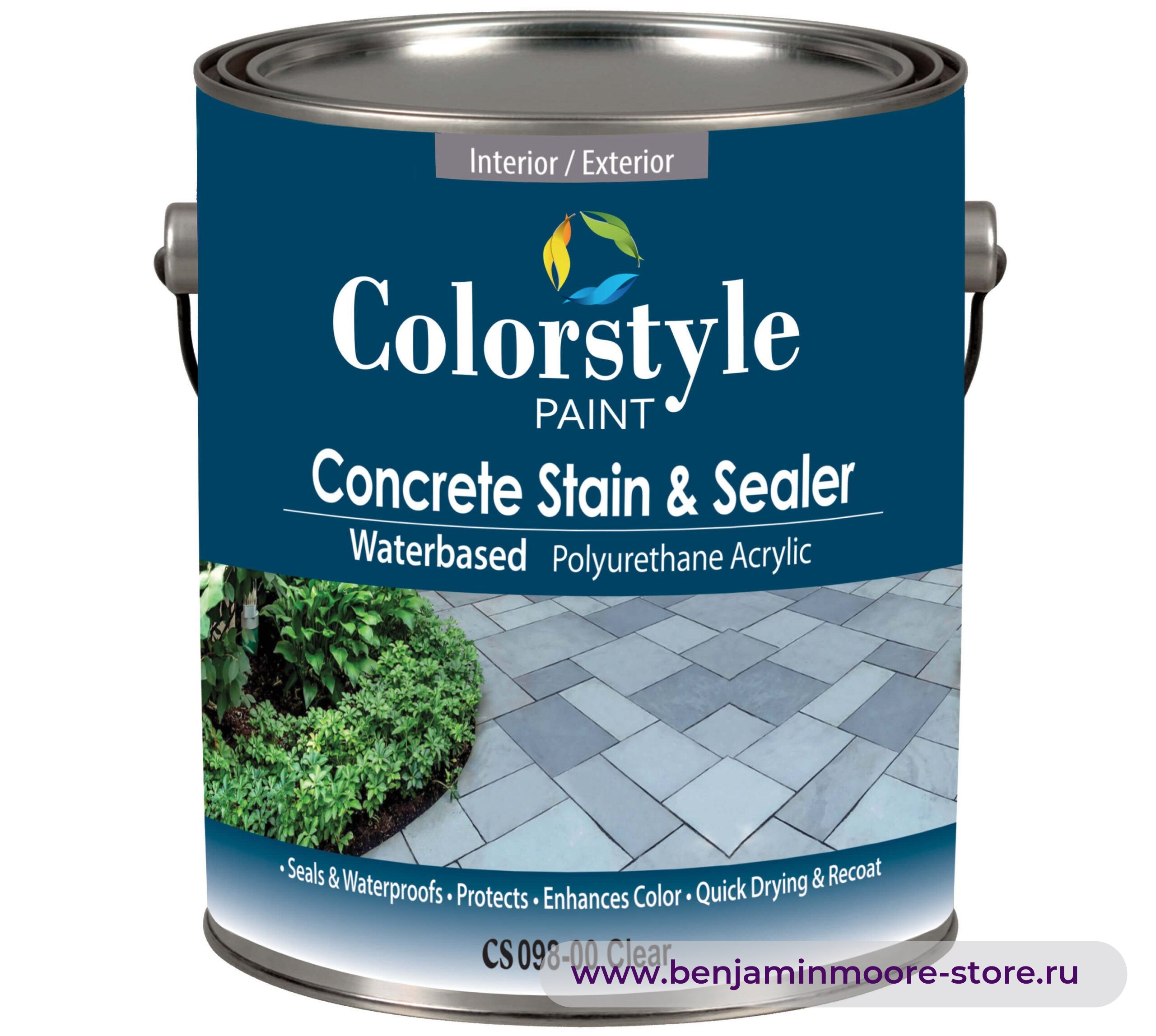 Colorstyle CS 098 Concrete Stain & Sealer пропитка для внутренних и наружных работ — фото | www.benjaminmoore-store.ru