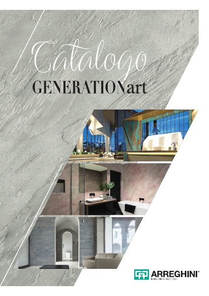 Каталог Generation Art — брошюра Arreghini