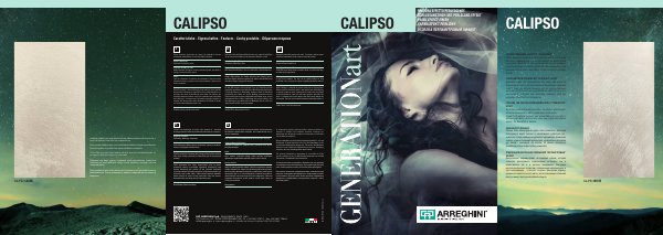 Цветовая карта Calipso — брошюра Arreghini