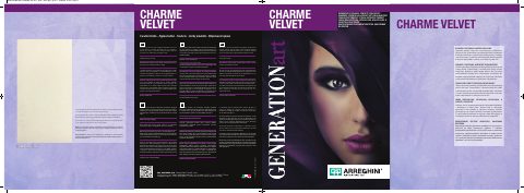 Цветовая карта Charme Velvet — Arreghini