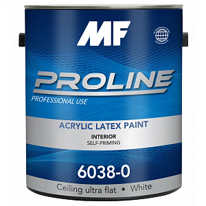 Краска MF 6038 Proline Blue Cамовыравнивающаяся краска для стен и потолков в цвете 2002-70 Pink Cadillac