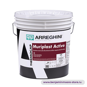 Arreghini Muriplast Active акриловое покрытие для стен усиленное фиброй и с компаткным эффектом против водорослей и плесени в цвете CC-310 Dusty Road