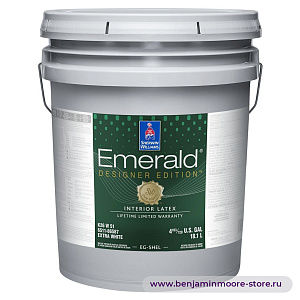 Sherwin-Williams Emerald® Designer Edition Eg-Shel краска с блеском «яичная скорлупа» для внутренних работ в цвете CC-310 Dusty Road