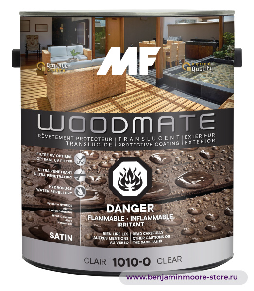 MF Paints Woodmate 1010 пропитка для наружных работ — фото | www.benjaminmoore-store.ru