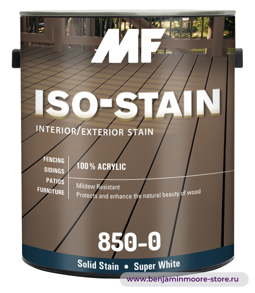 MF Paints Iso-Stain 850 пропитка для внутренних и наружных работ — фото | www.benjaminmoore-store.ru