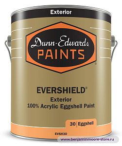 Dunn-Edwards EVERSHIELD® Eggshell EVSH30 краска с блеском «яичная скорлупа» для наружных работ в цвете CC-310 Dusty Road