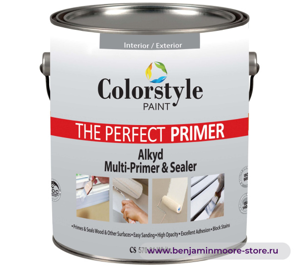 Colorstyle CS 570 The Perfect Primer Alkyd Multi грунт для внутренних и наружных работ — фото | www.benjaminmoore-store.ru