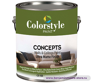 Colorstyle CS 169 Concepts Ultra Matte краска для внутренних работ в цвете CC-310 Dusty Road