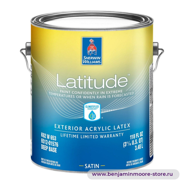 Sherwin-Williams Latitude™ Exterior Satin атласная краска для наружных работ — фото | www.benjaminmoore-store.ru