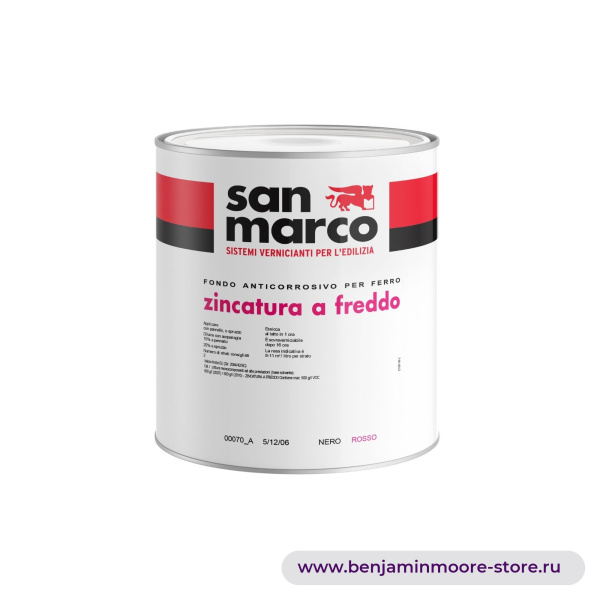 San Marco Zincatura A Freddo антикоррозийный грунт для железа — фото | www.benjaminmoore-store.ru