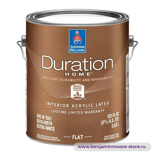 Sherwin-Williams Duration Home® Flat глубокоматовая краска для внутренних работ — фото | www.benjaminmoore-store.ru