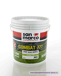 San Marco Combat 777 воздухопроницаемая экологически чистая краска на водной основе с защитой от плесени для внутренних работ в цвете CC-310 Dusty Road