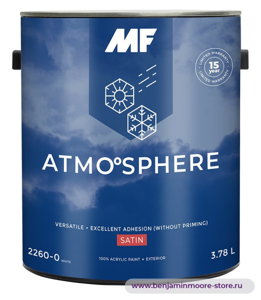 MF Paints Atmosphère 2260 Satin атласная краска для наружных работ — фото | www.benjaminmoore-store.ru