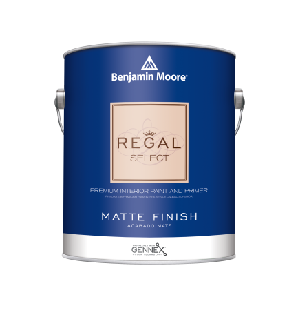 Benjamin Moore 548 Regal® Select Premium Interior Matte Finish Совершенно матовая краска  — фото | www.benjaminmoore-store.ru