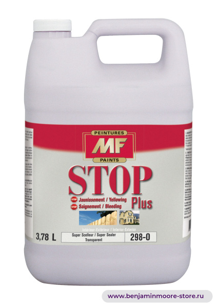 Грунтовка MF 298 Stop Plus Pine Knot Sealer блокирующий грунт для дерева — фото | www.benjaminmoore-store.ru