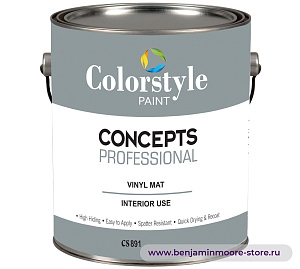 Colorstyle CS 891 Concepts Professional Vinyl Matt краска для внутренних работ в цвете CC-310 Dusty Road
