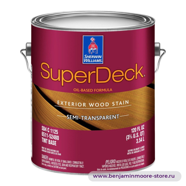 Sherwin-Williams SuperDeck® Oil-Based Semi-Transparent пропитка для наружных работ — фото | www.benjaminmoore-store.ru