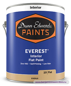 Dunn-Edwards EVEREST® Flat EVER10 глубокоматовая краска для внутренних работ в цвете CC-310 Dusty Road
