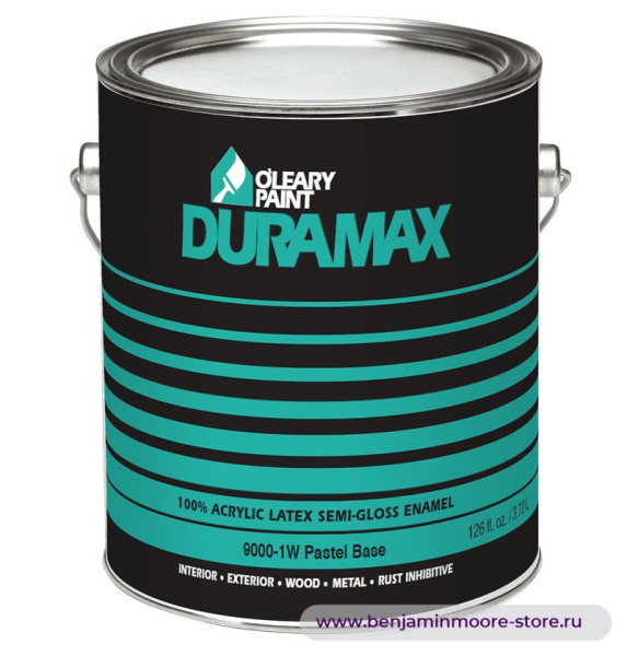 O'Leary Duramax Satin 9200 атласная эмаль для внутренних и наружных работ — фото | www.benjaminmoore-store.ru