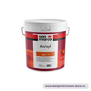 San Marco Acrisyl Kp 1,2 акрил-силоксановое покрытие для стен с уплотняющим эффектом против образования плесени и водорослей, зернистость 1,2 в цвете CC-310 Dusty Road