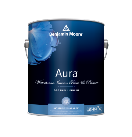 Benjamin Moore 524 Aura® Eggshell Finish Краска с блеском «яичная скорлупа» — фото | www.benjaminmoore-store.ru