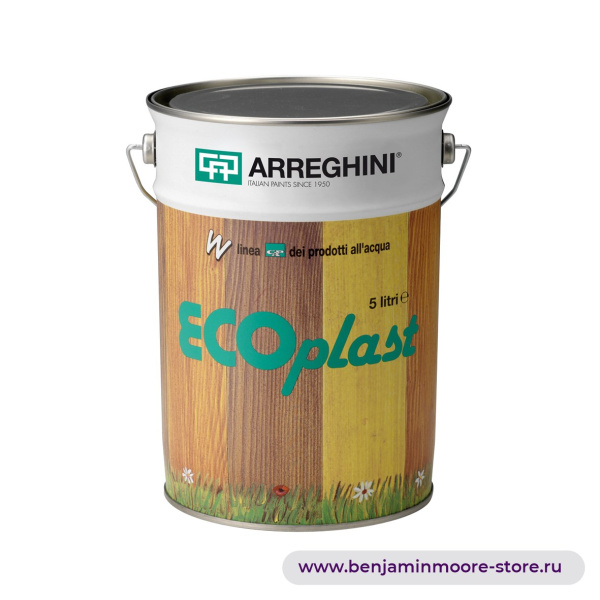 Arreghini Ecoplast W 300 Tix Ac water-based paint for wood — фото | www.benjaminmoore-store.ru