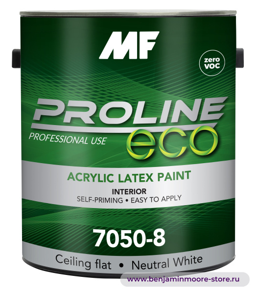 MF Paints Proline Eco 7050 Flat глубокоматовая краска для внутренних работ — фото | www.benjaminmoore-store.ru