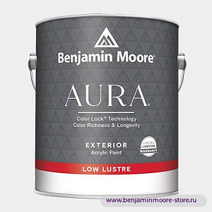 Benjamin Moore 634 Aura® Exterior Low Lustre Finish Покрытие с низкой степенью блеска   в цвете CC-310 Dusty Road