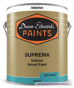 Dunn-Edwards SUPREMA® Velvet SPMA20 бархатистая матовая краска для внутренних работ в цвете NCS S 0505-Y50R 