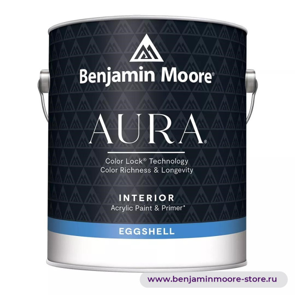 Benjamin Moore 524 Aura® Eggshell Finish Краска с блеском «яичная скорлупа»