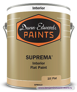 Dunn-Edwards SUPREMA® Flat SPMA10 глубокоматовая краска для внутренних работ в цвете NCS S 0505-Y50R 
