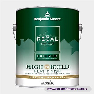 Benjamin Moore N400 Regal® Select Exterior High Build Flat глубокоматовая краска для наружных работ в цвете CC-310 Dusty Road