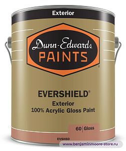 Dunn-Edwards EVERSHIELD® Gloss EVSH60 глянцевая краска для наружных работ в цвете CC-310 Dusty Road
