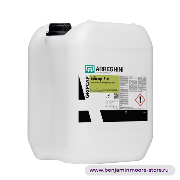 Arreghini Silicap Fix прозрачный праймер для стен на основе силикатов для внешних работ — фото | www.benjaminmoore-store.ru