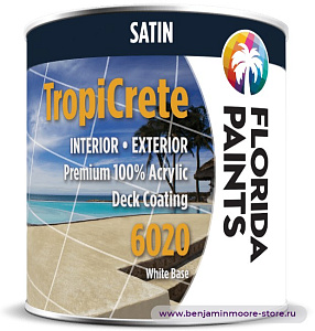 Краска Florida Paints FP6020 Porch & Floore Satin Акриловая краска для пола в цвете 2002-70 Pink Cadillac