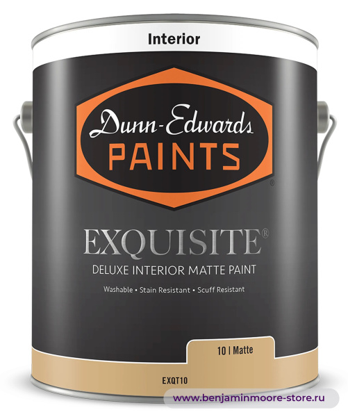 Dunn-Edwards EXQUISITE® Matte EXQT10 матовая краска для внутренних работ — фото | www.benjaminmoore-store.ru