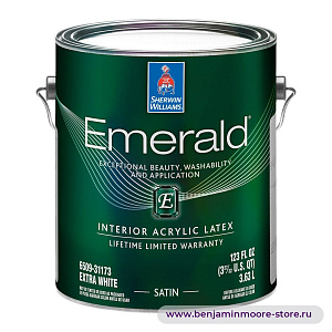 Sherwin-Williams Emerald® Interior Satin атласная краска для внутренних работ в цвете CC-310 Dusty Road