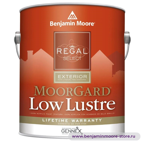 Benjamin Moore 103 Regal® Select Premium Exterior Low Lustre Краска с низким блеском — фото | www.benjaminmoore-store.ru
