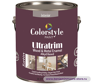 Colorstyle CS 577 Ultratrim Alkyd Satin эмаль для внутренних и наружных работ в цвете CC-310 Dusty Road
