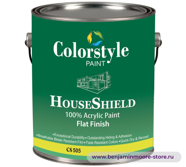 Colorstyle CS 505 Houseshield Acrylic Flat краска для наружных работ — фото | www.benjaminmoore-store.ru